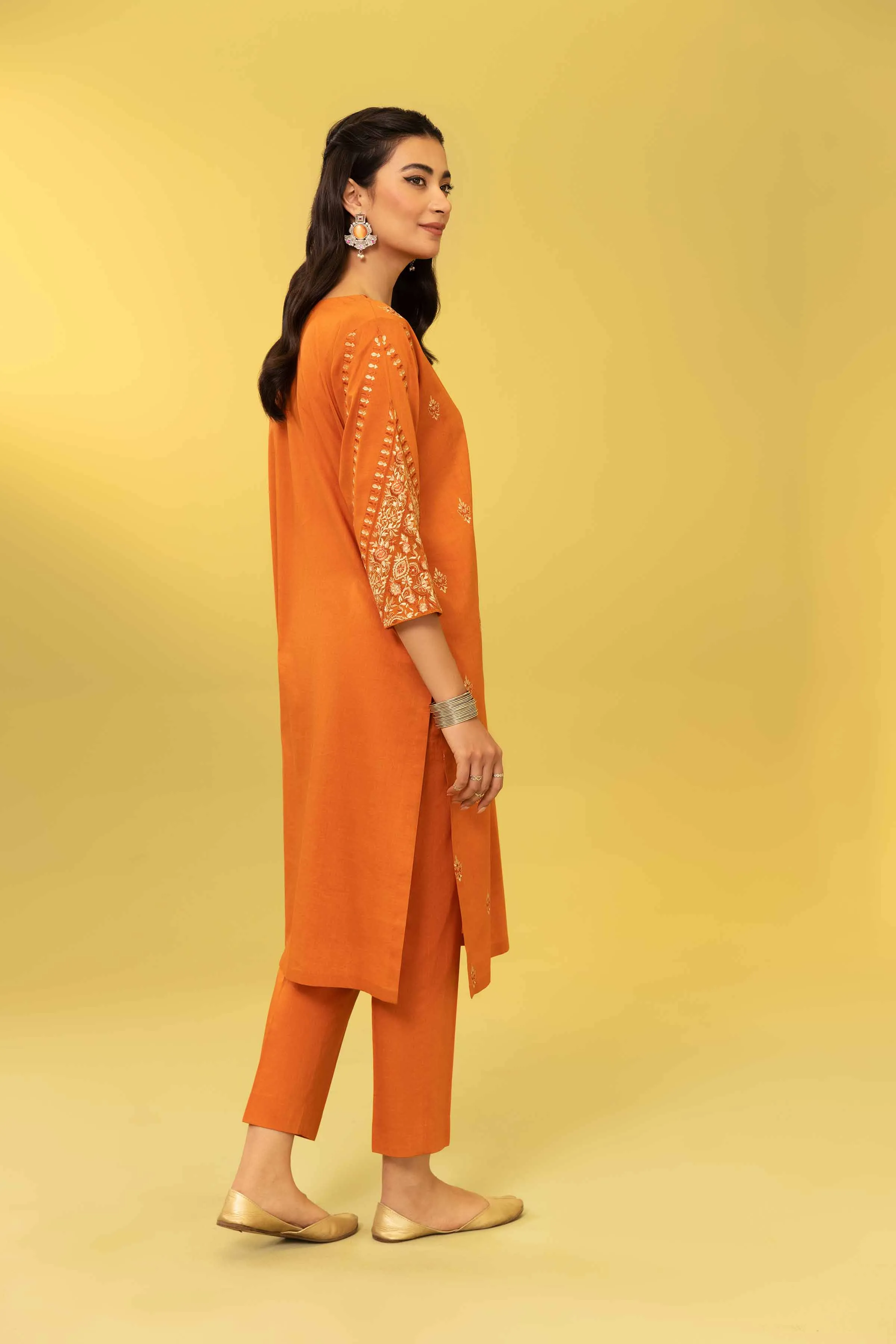 2 Piece - Embroidered Suit - PS23-298