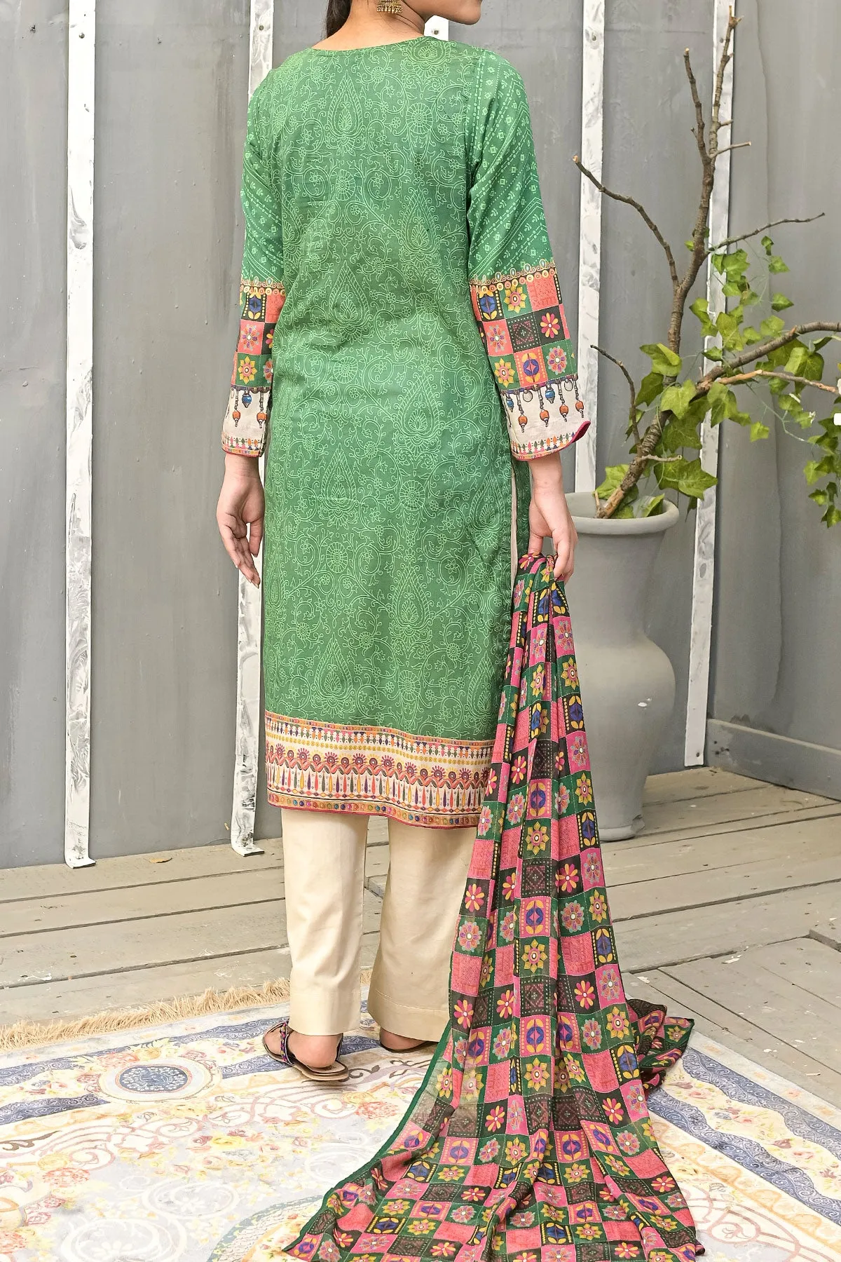 3 PIECE DIGITAL PRINT LAWN| DPC-248