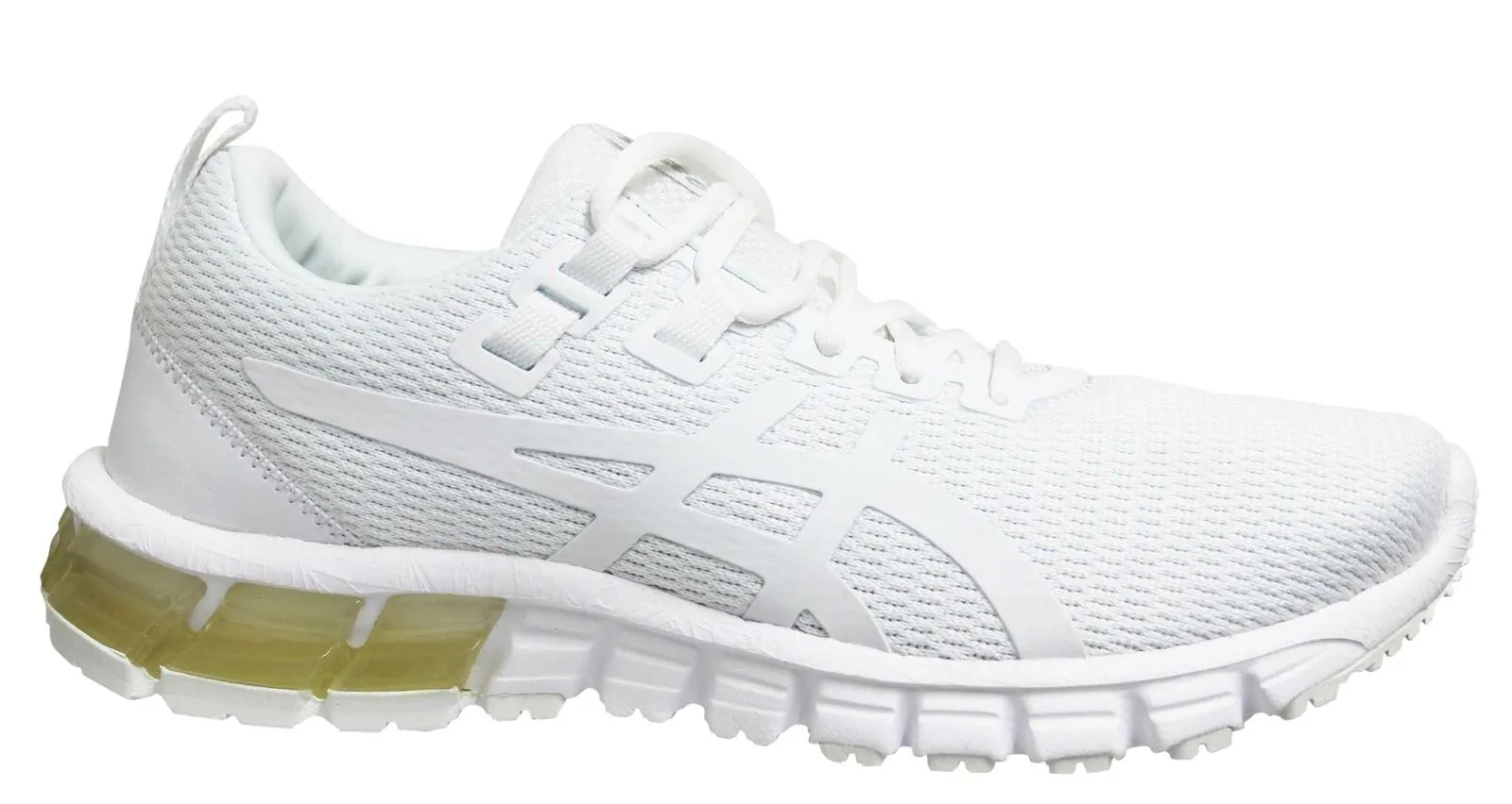 Asics Gel-Quantum 90 White  Low Lace Up Running Trainers - Womens