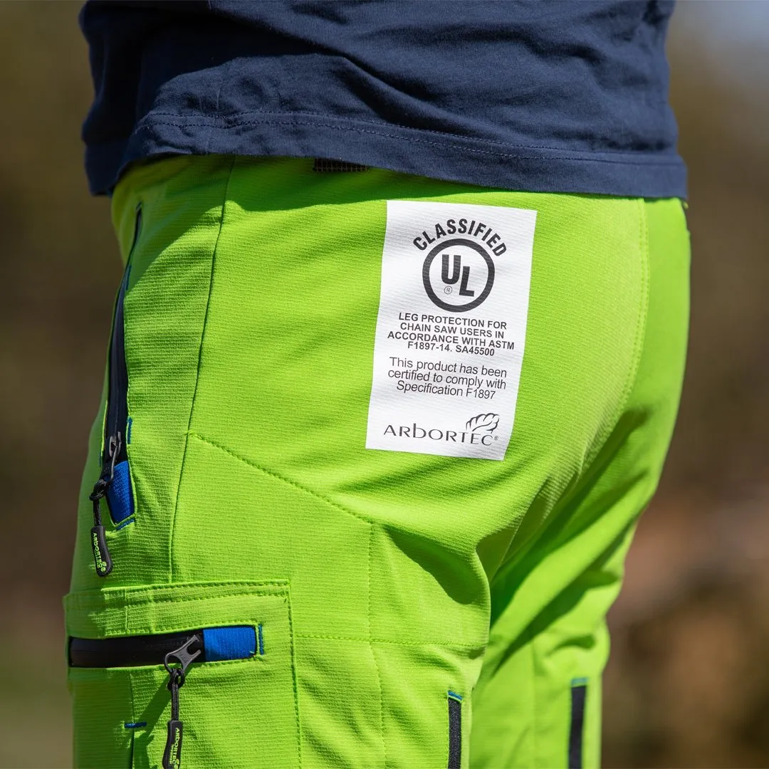 AT4060(US) Breatheflex Pro Chainsaw Trousers UL Rated - Lime