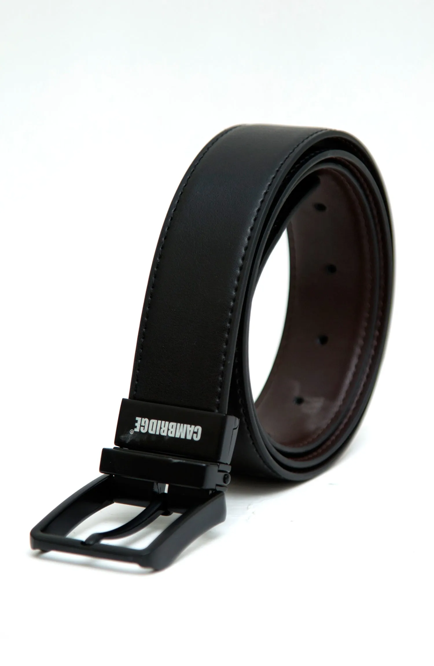 Black and Brown Reversible Leather Belt