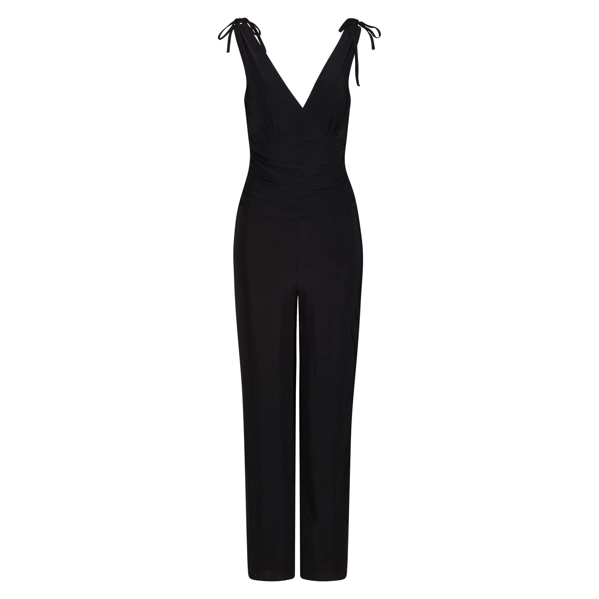 Black Soft Feel Trouser Jumpsuit