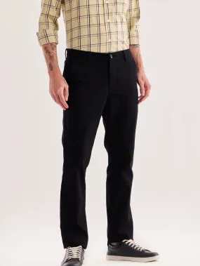 Black Stretch Slim Fit Trouser