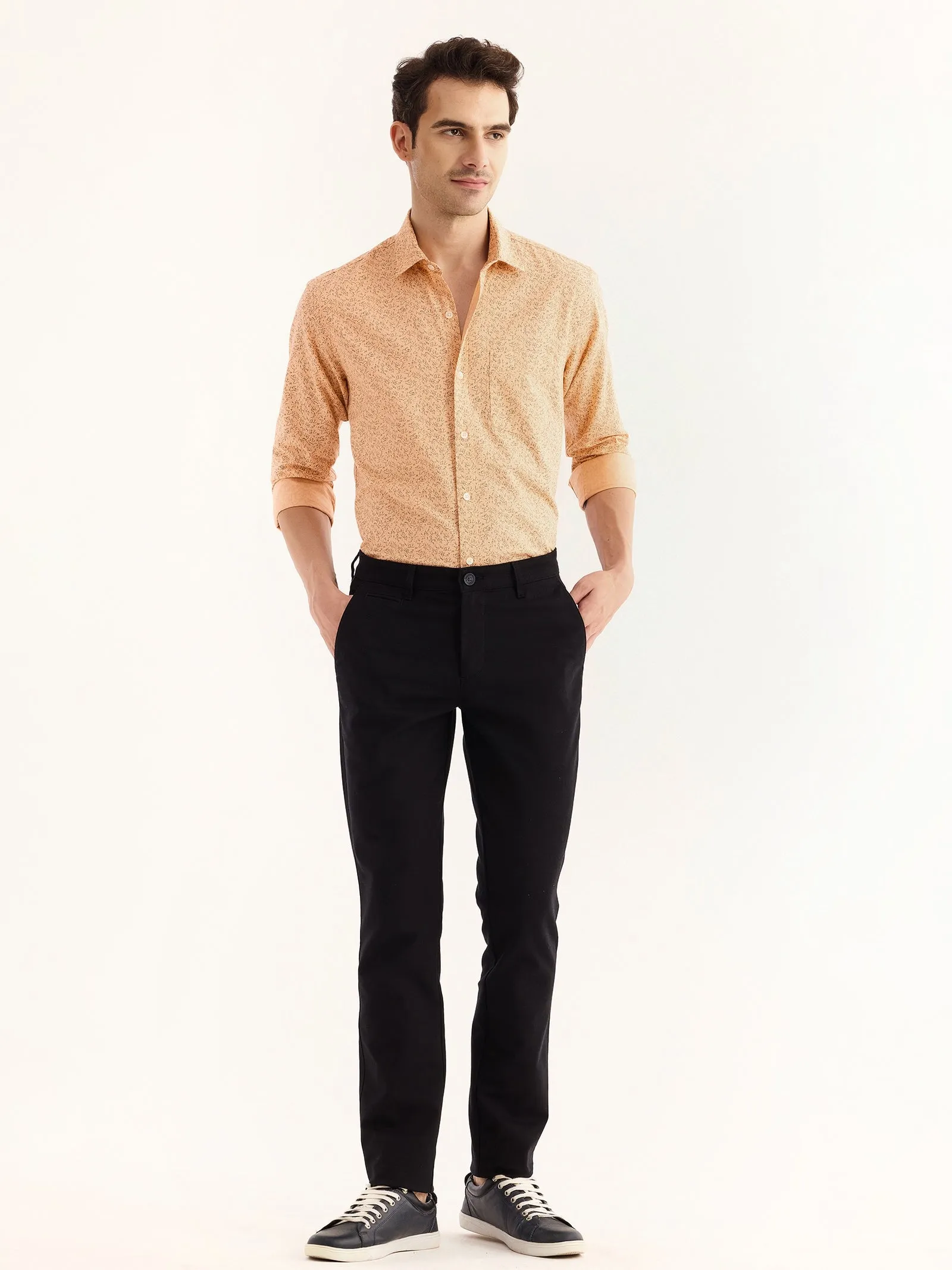 Black Stretch Slim Fit Trouser