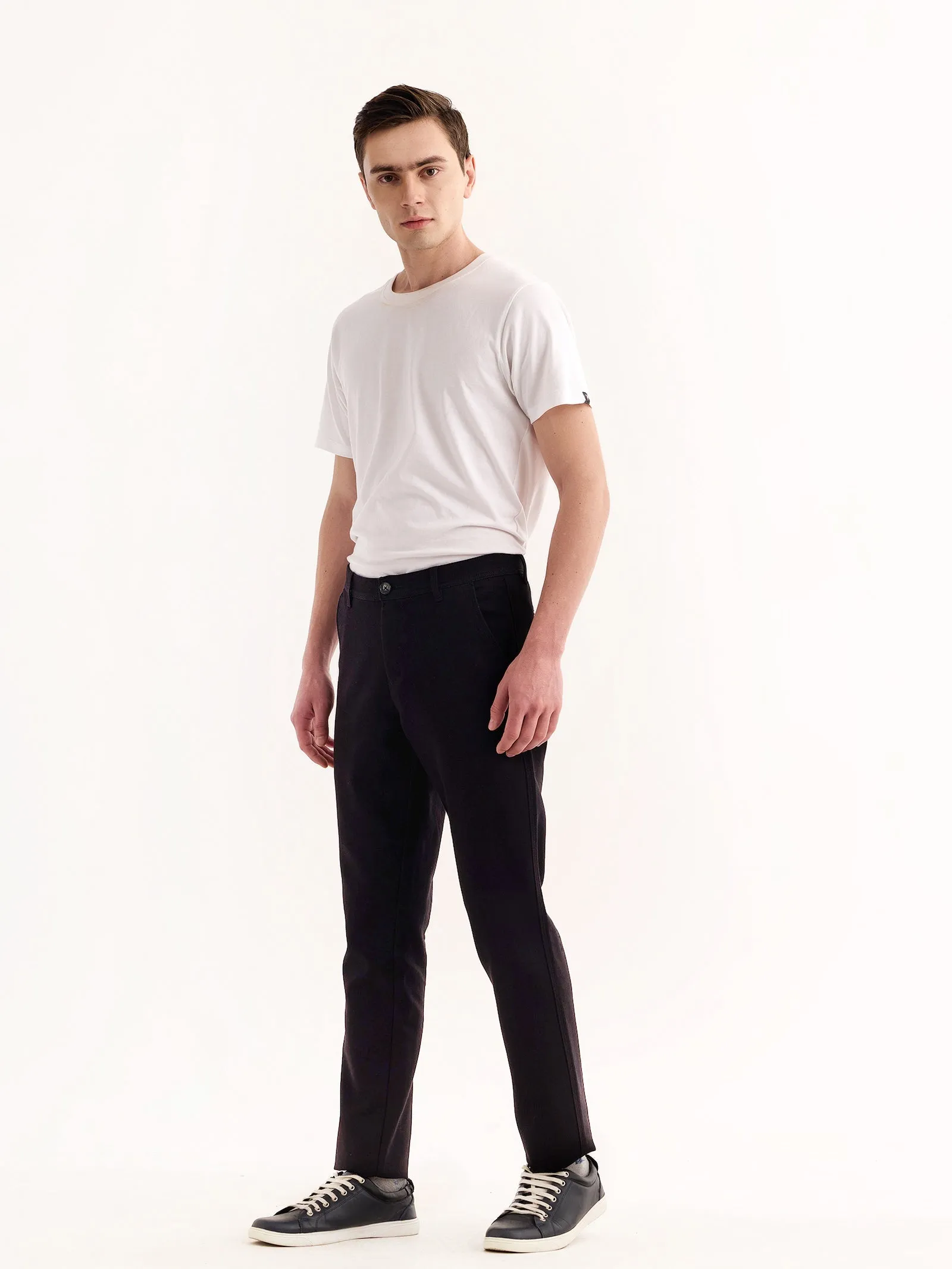 Black Stretch Slim Fit Trouser