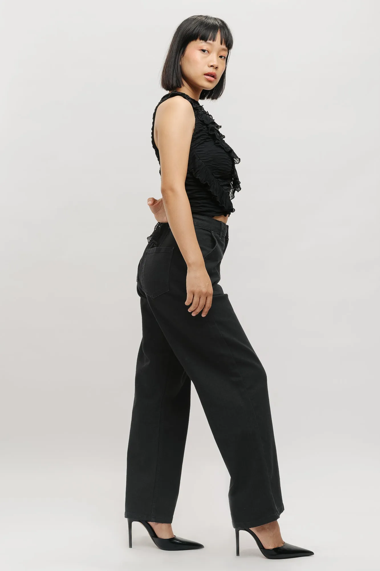 Black Wide Leg Jeans