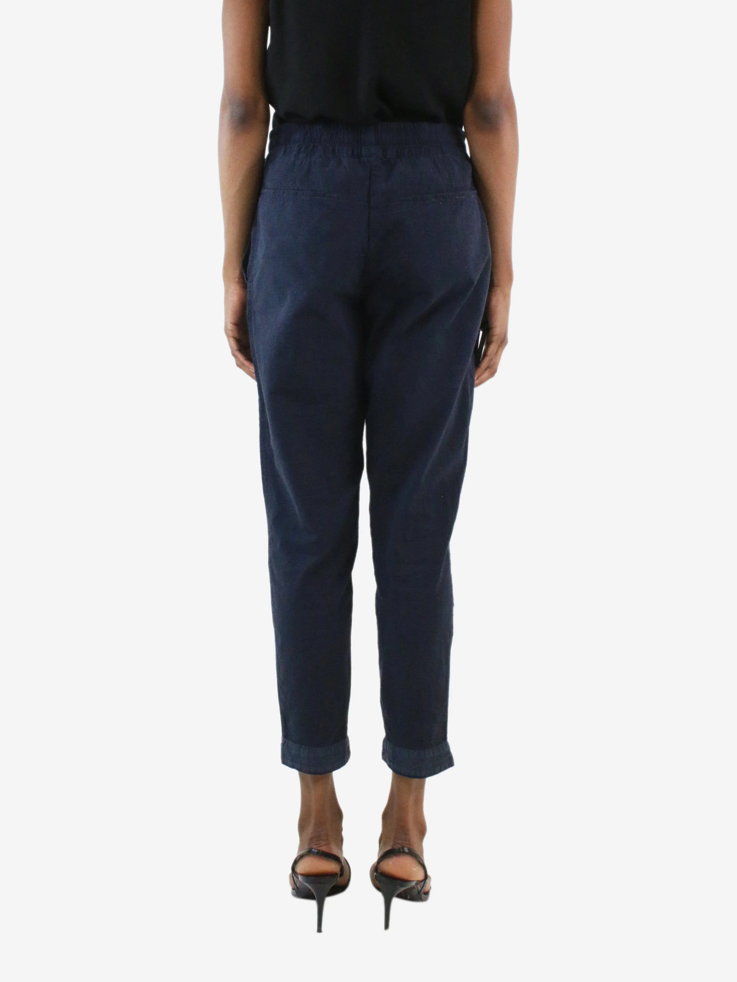 Blue elasticated waist trousers - Brand Size 0