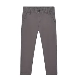 Boboli Stretch satin trousers for boys 737052 8119 grey