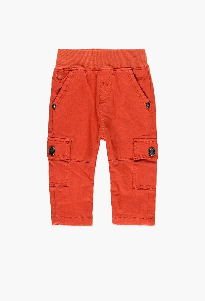 Boboli Trousers - Orange Cargos