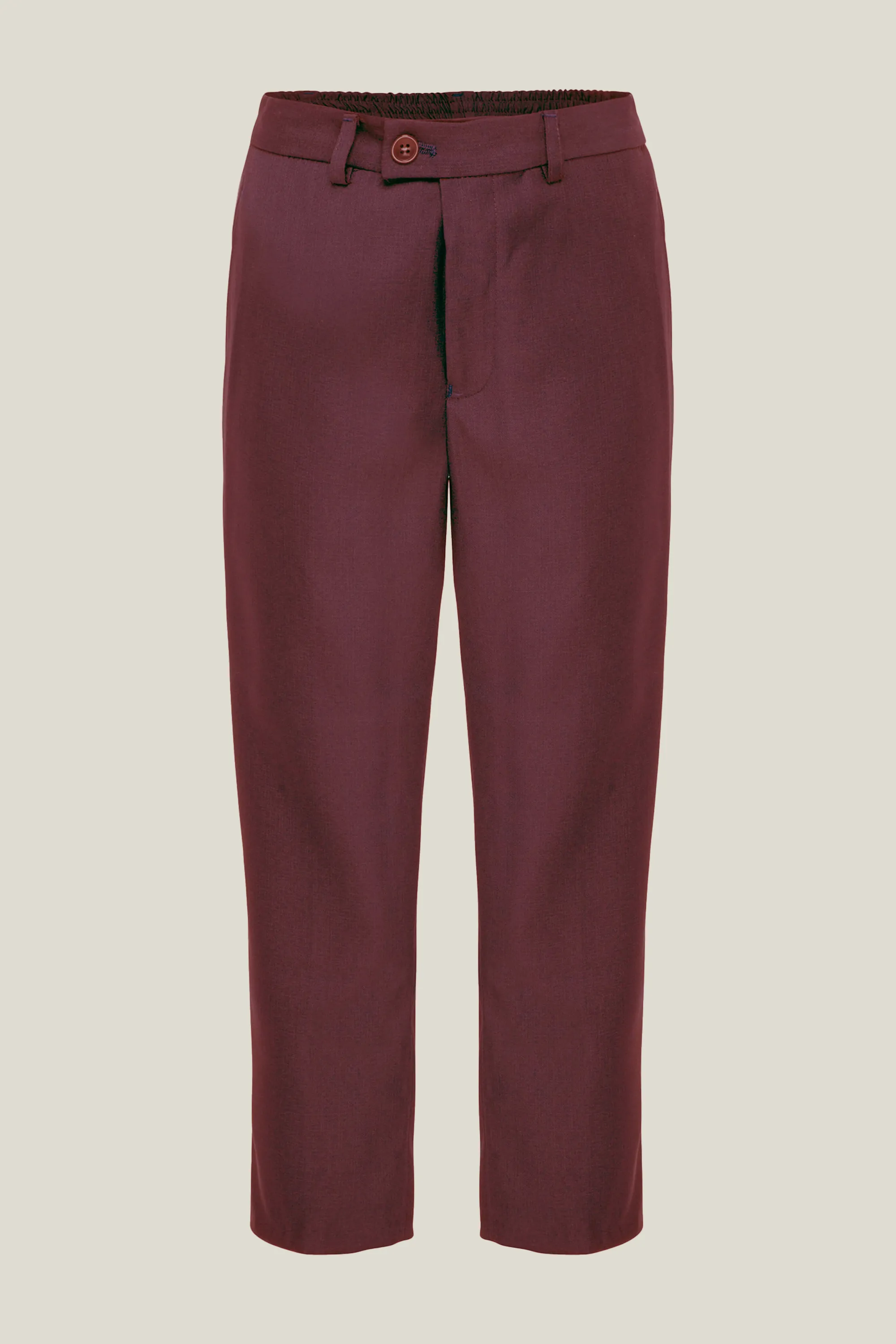 Boys Burgundy Trousers