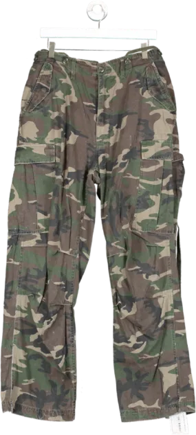 Brandit Multicoloured Pure Vintage Camo Cargo Trousers UK L