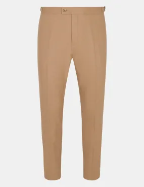 Camel Wool Cashmere Trousers