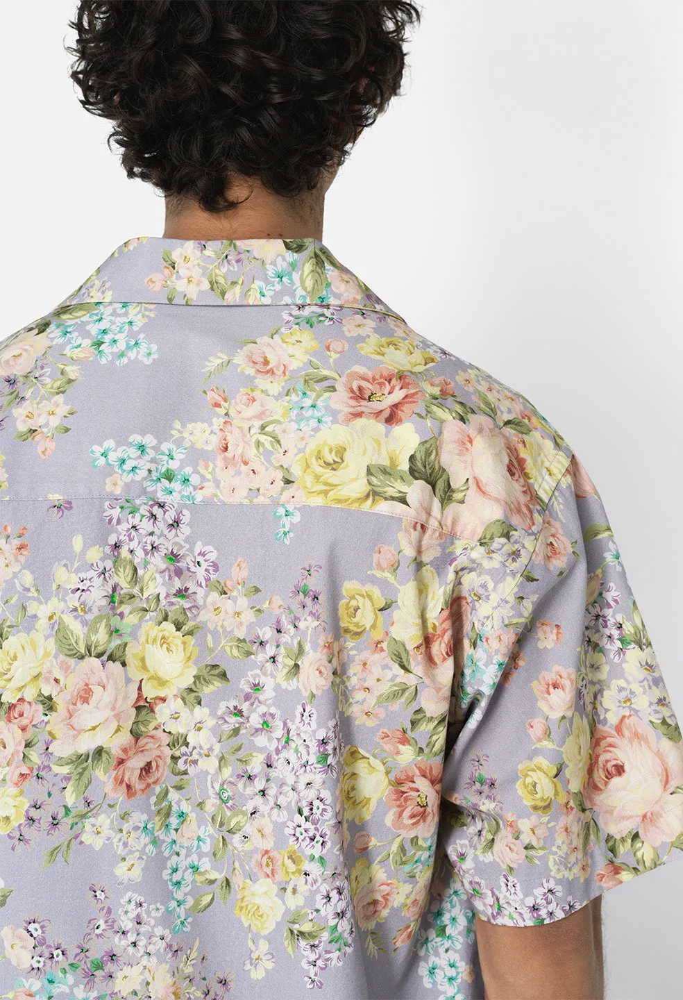 Camp Shirt / Lavender Tuscan Floral