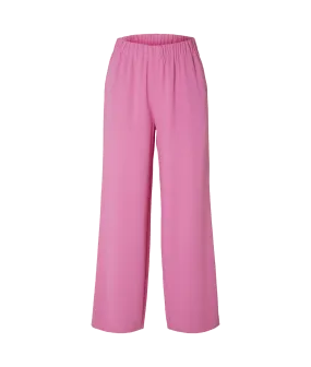 Classic Wide-leg Trousers - Pink