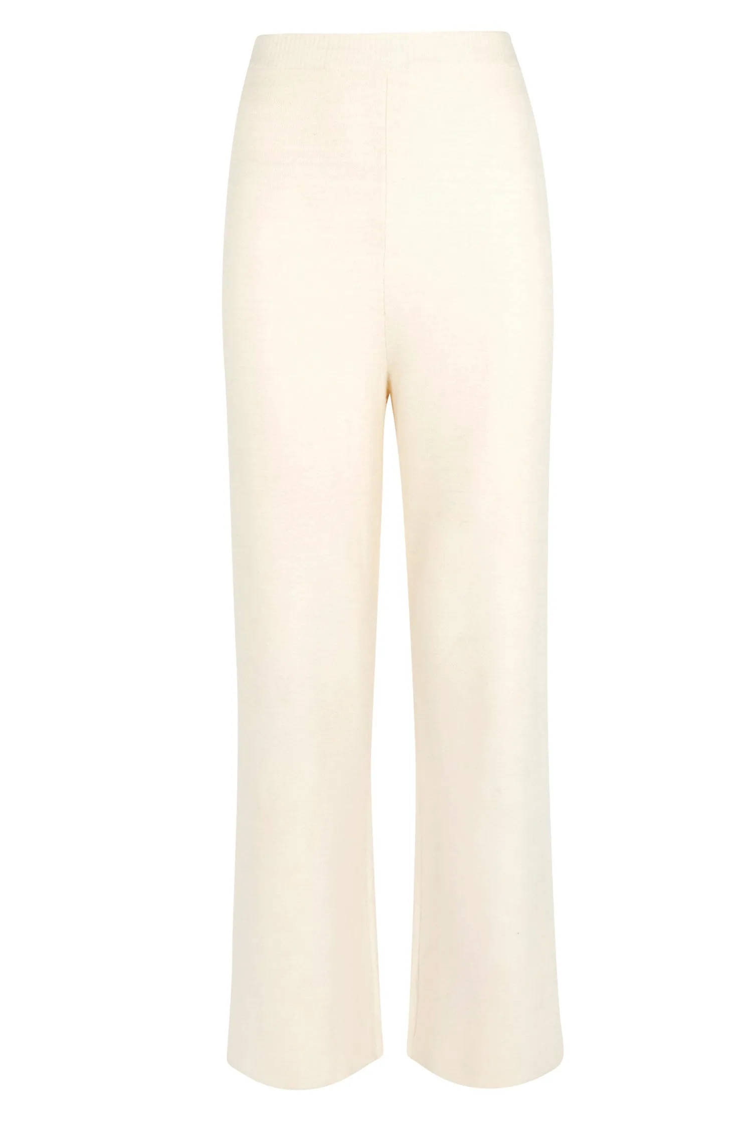 Cream China Knitted Trousers