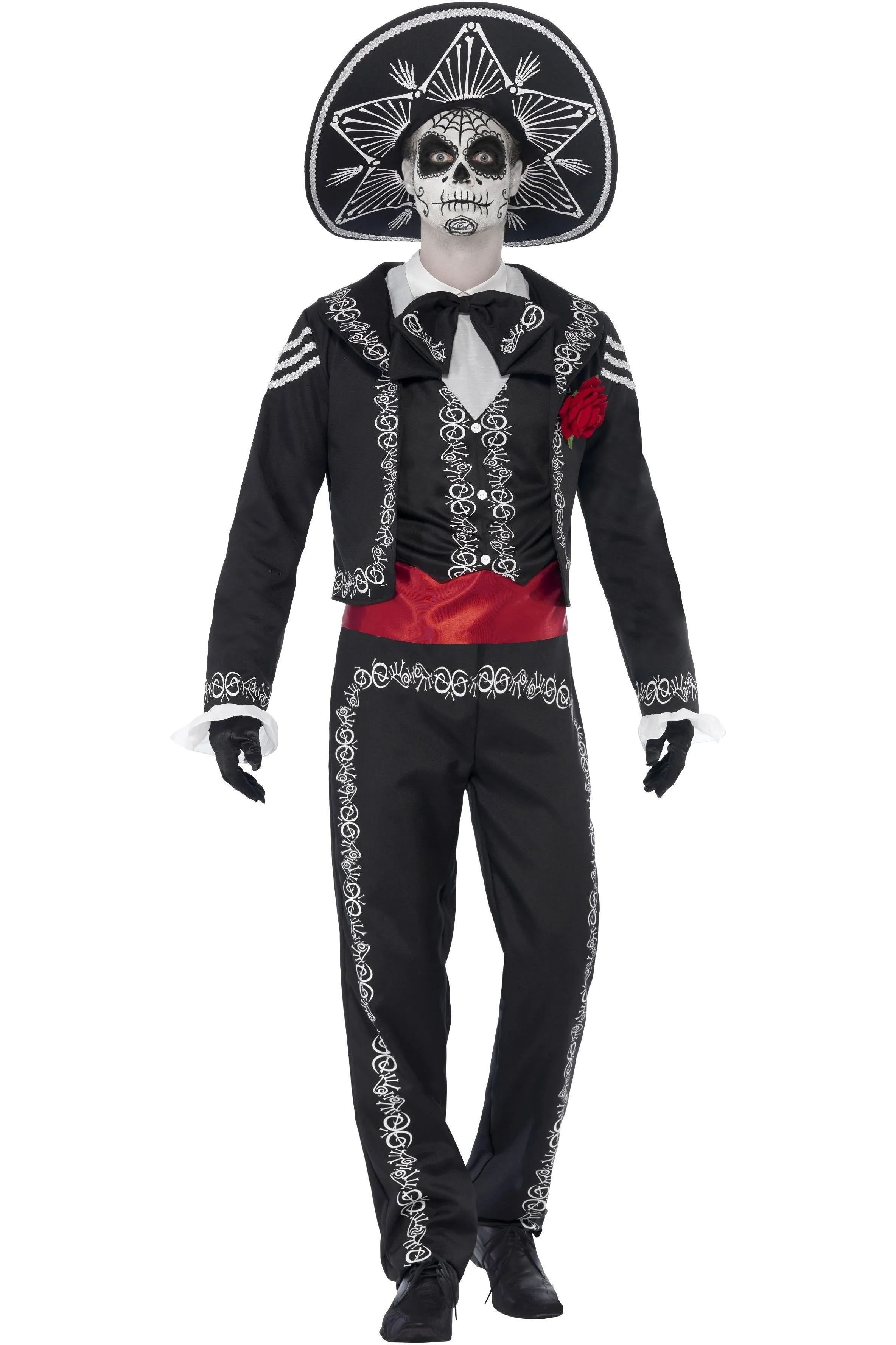 Deluxe Day of the Dead Bones Costume