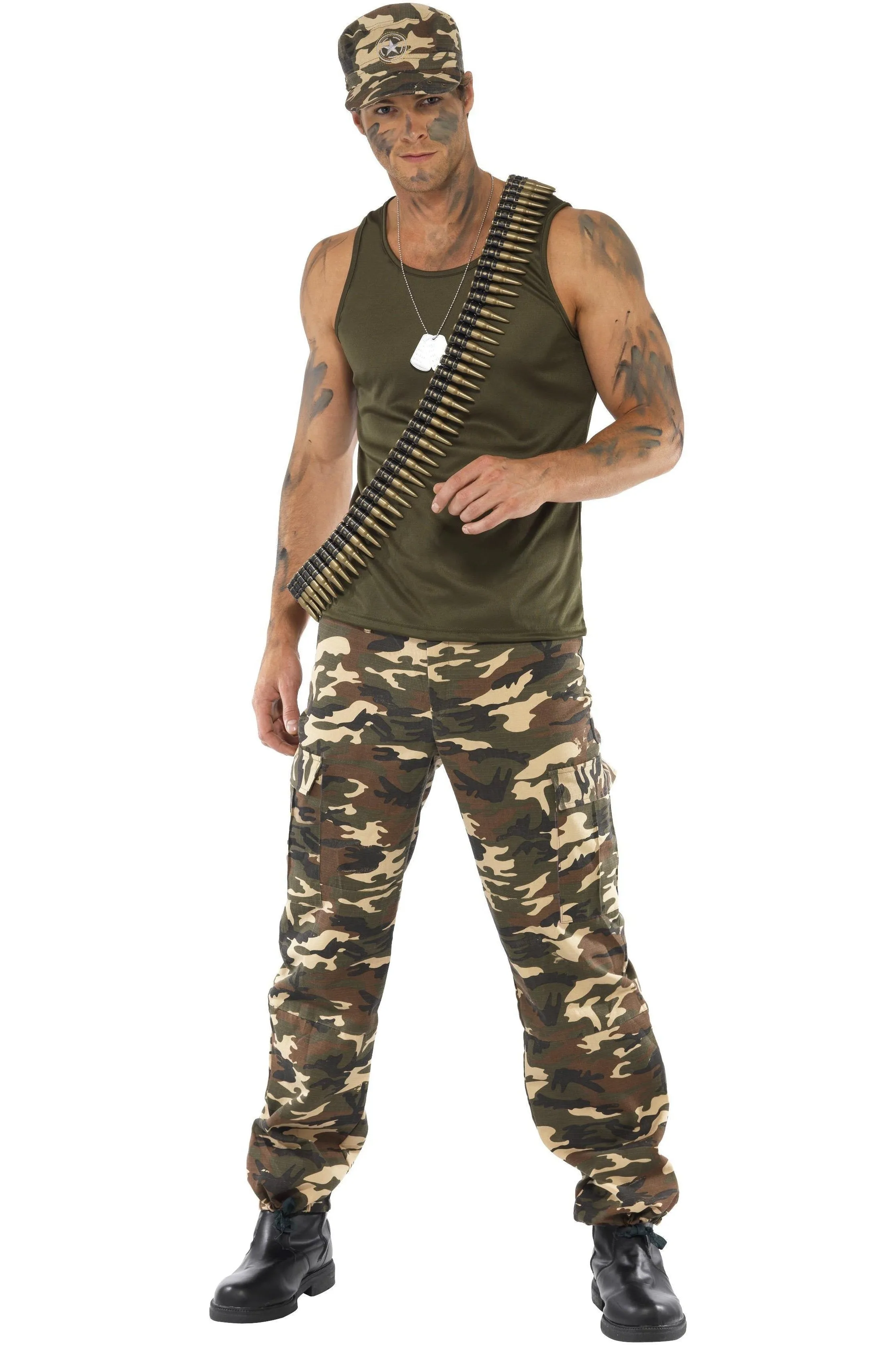 Deluxe Khaki Camo Costume