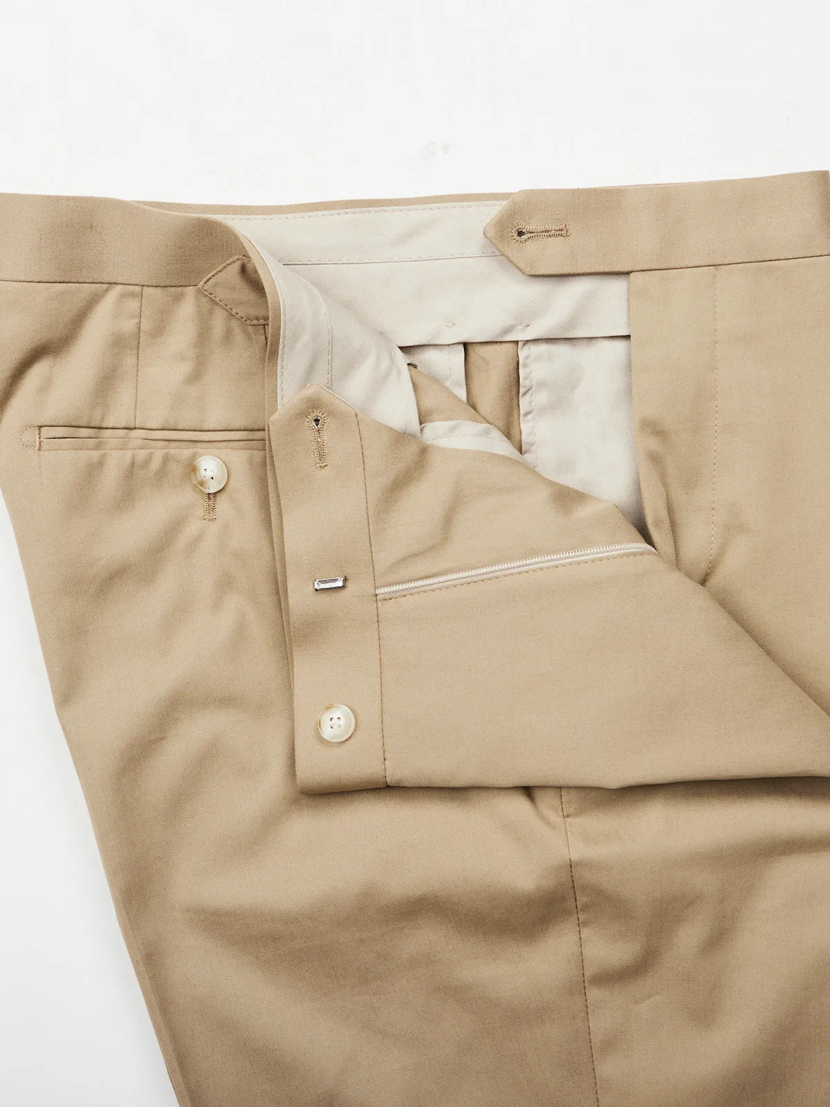 Desert Cotton Dress Trouser with Side Adjusters