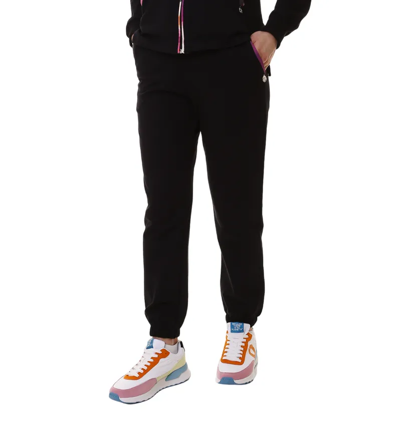 Dimensione Danza Women's light fleece sports trousers 24EDD71825 black