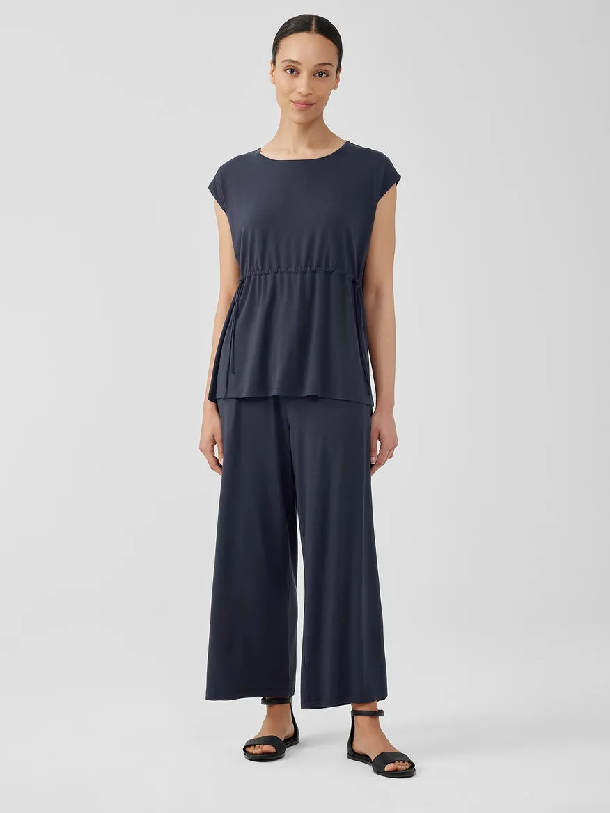 FINE JERSEY WIDE LEG PANT