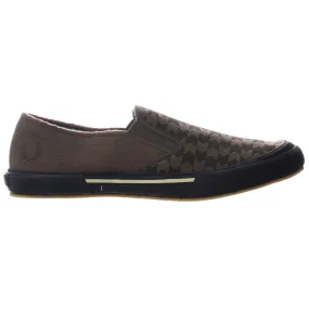 Fred Perry Low Mens Brown Plimsolls