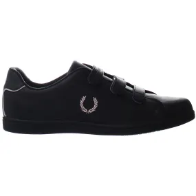 Fred Perry Low Womens Black Trainers