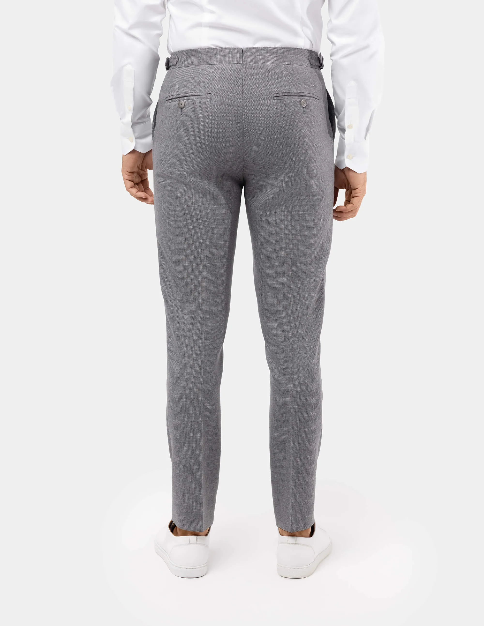 Grey Wool Trousers