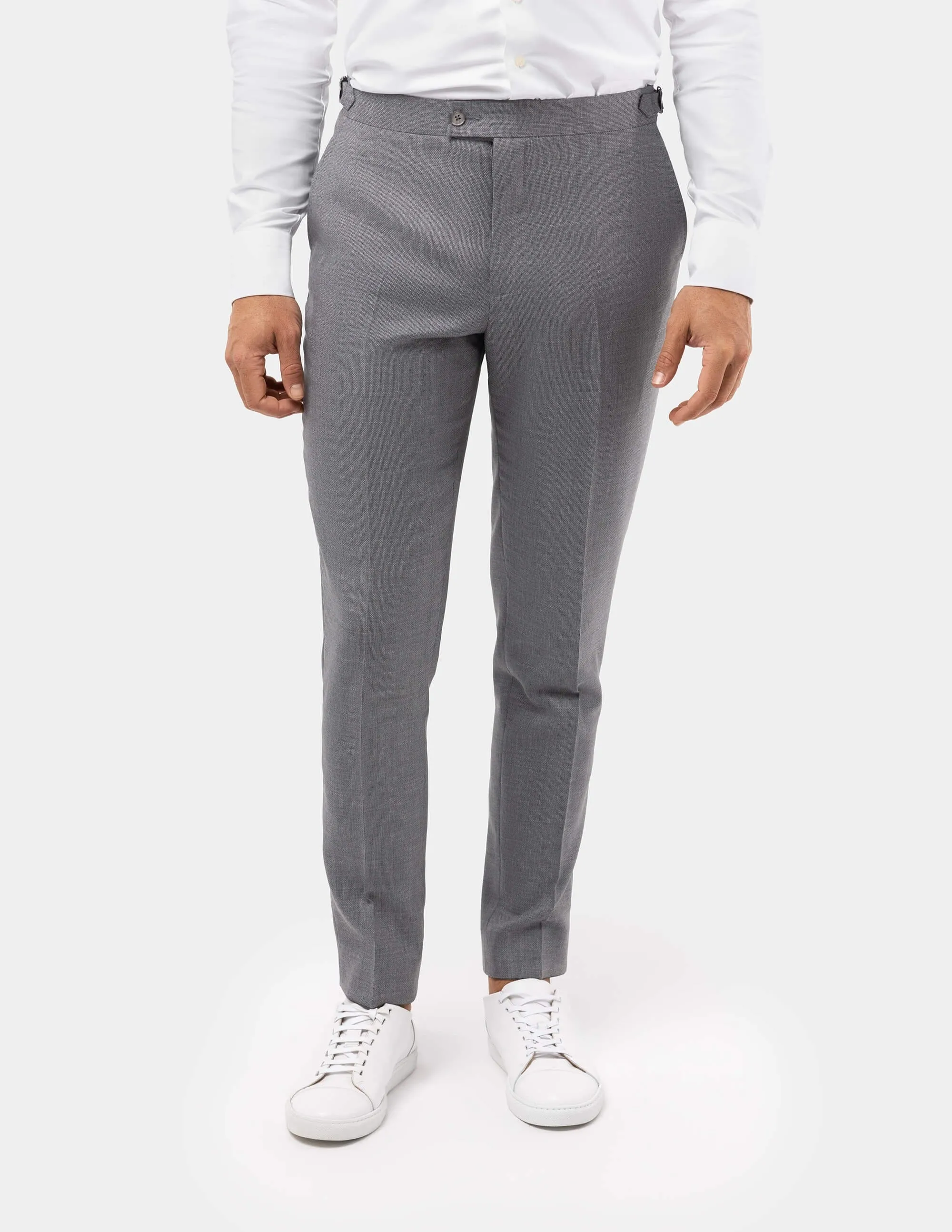 Grey Wool Trousers