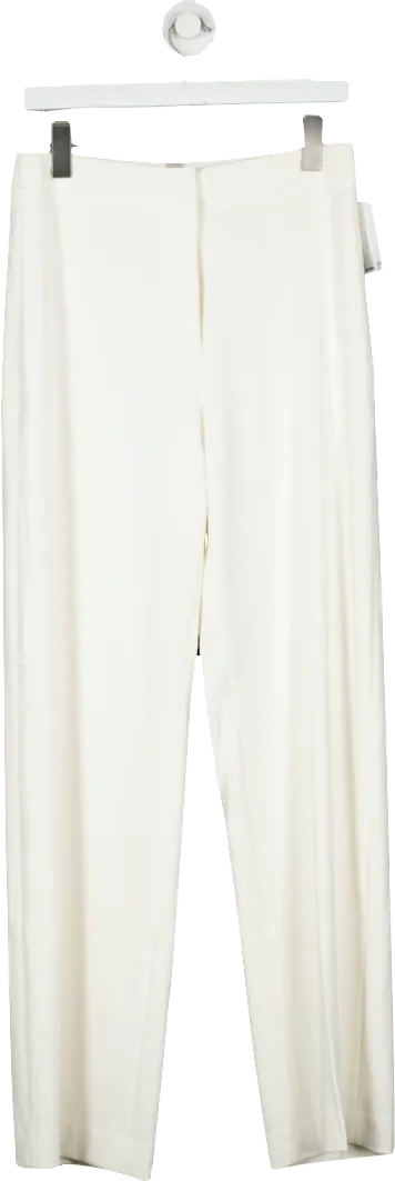 H&M Cream Wide Leg Trousers UK 10