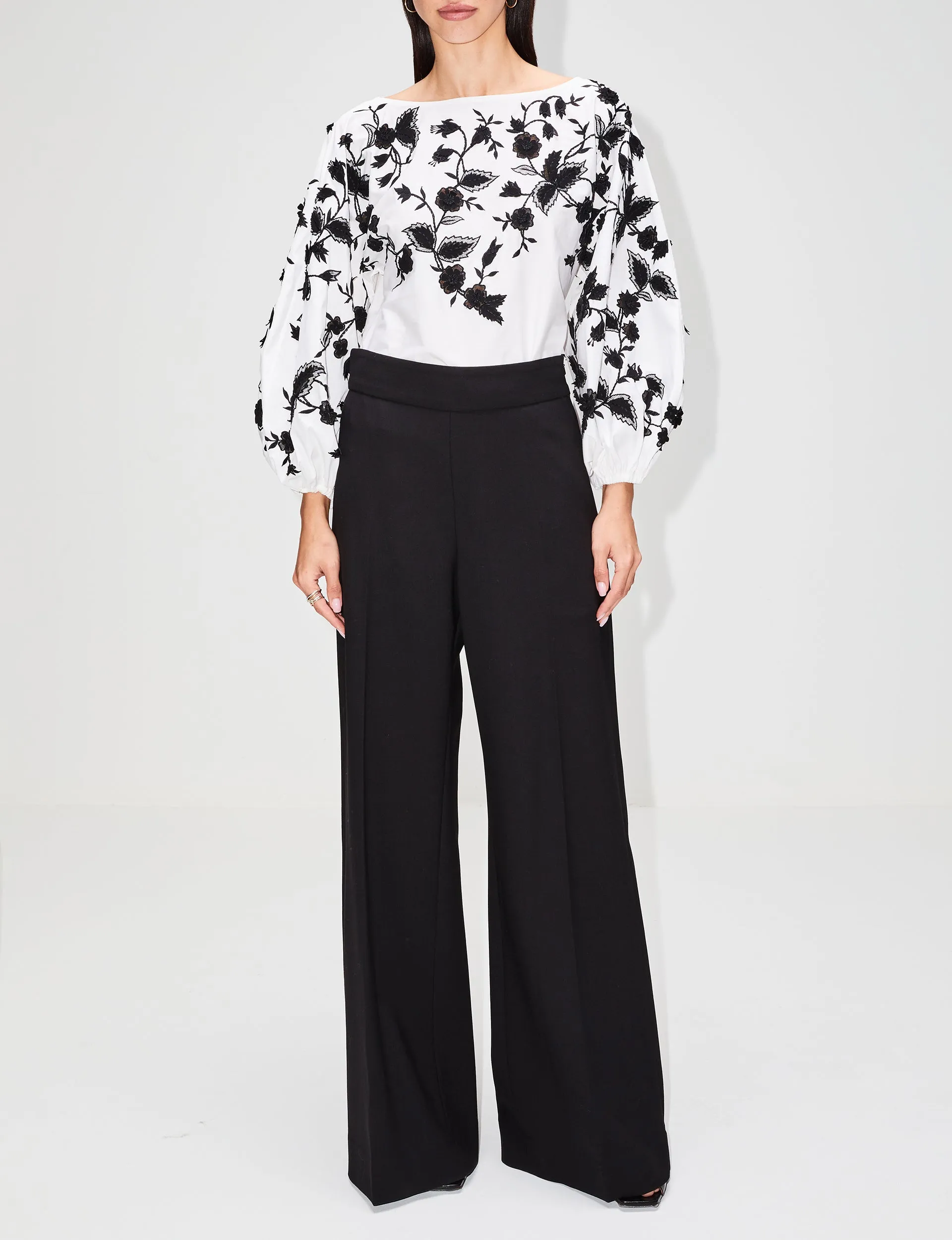 High Waisted Wide Leg Pant