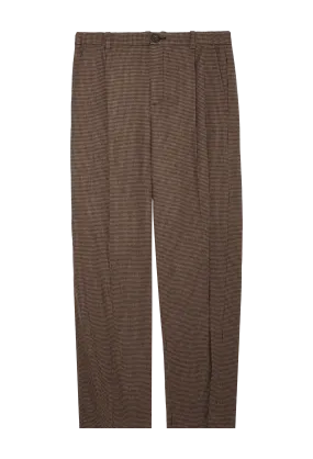 Houndstooth Pleat Front Pant