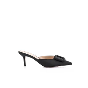 Kaylah Mule Black Neoprene