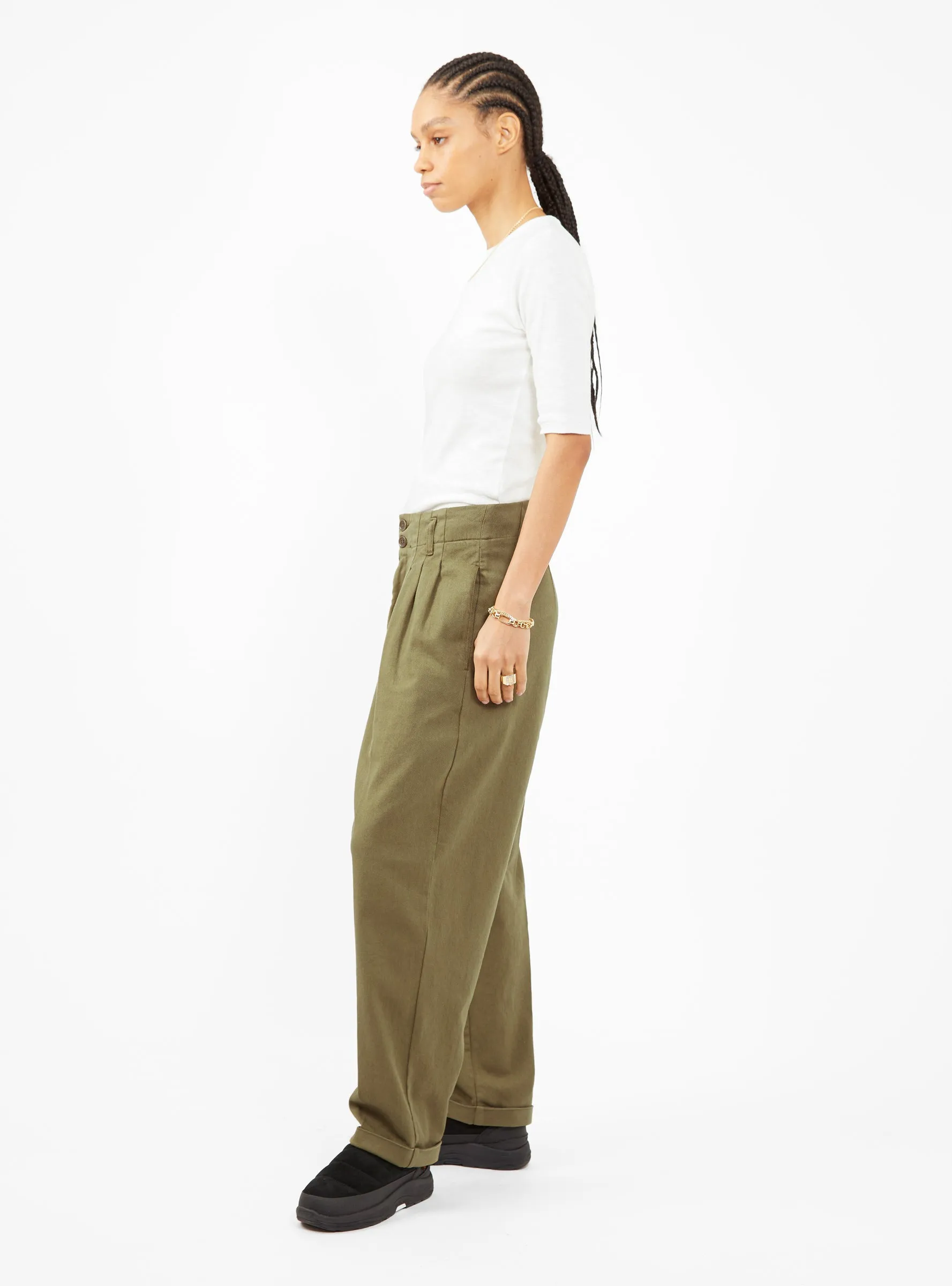 Keaton Trousers Olive