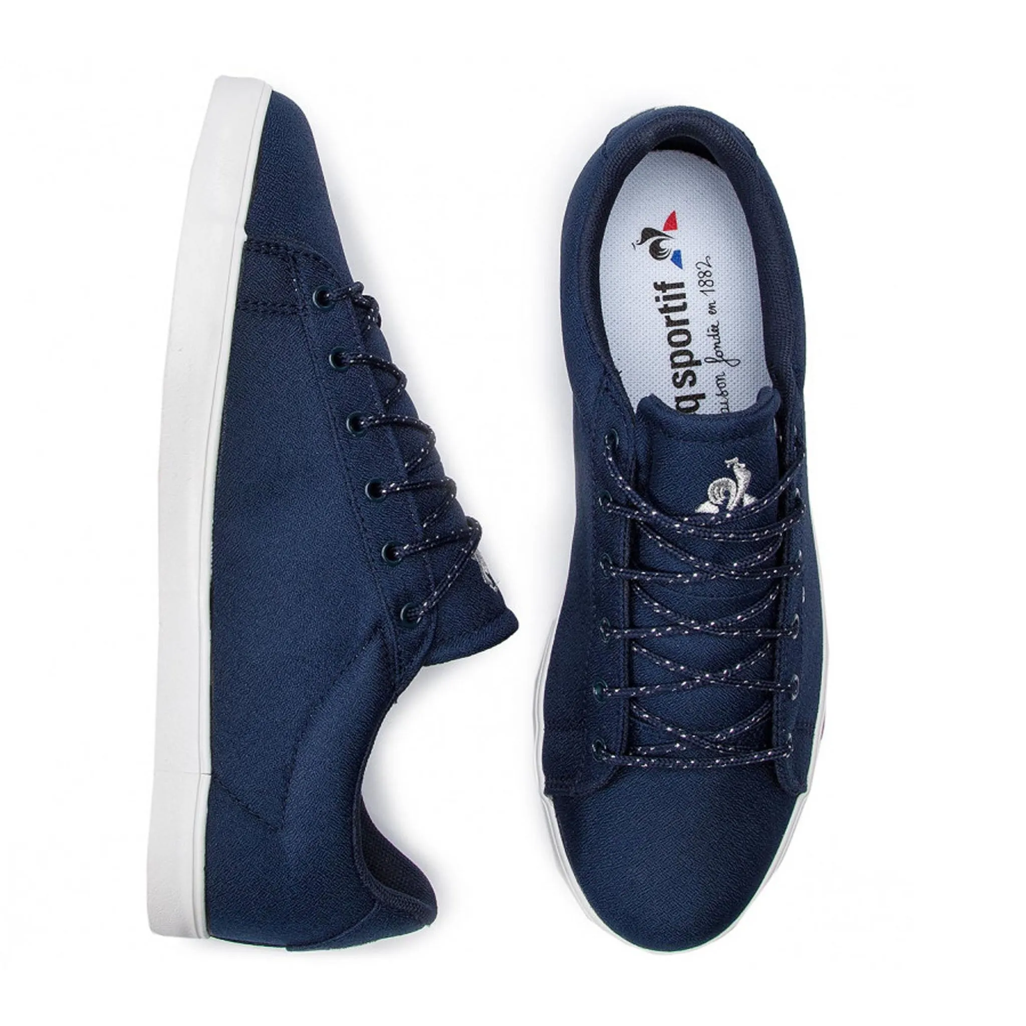 Le Coq Sportif Agate LO CVS Metallic Womens Blue Plimsolls