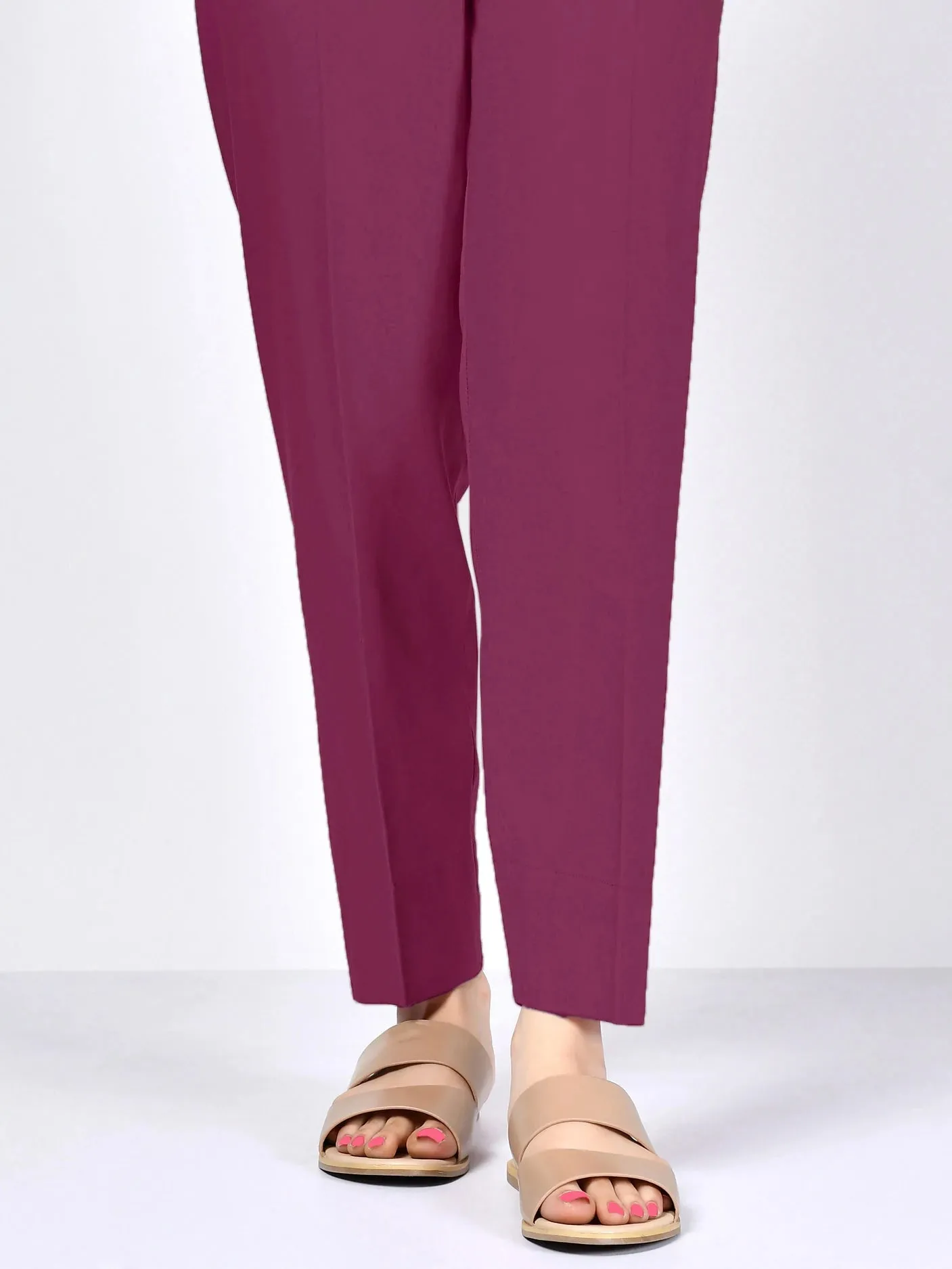 Limelight Magenta Cambric Trouser (P6025TR)