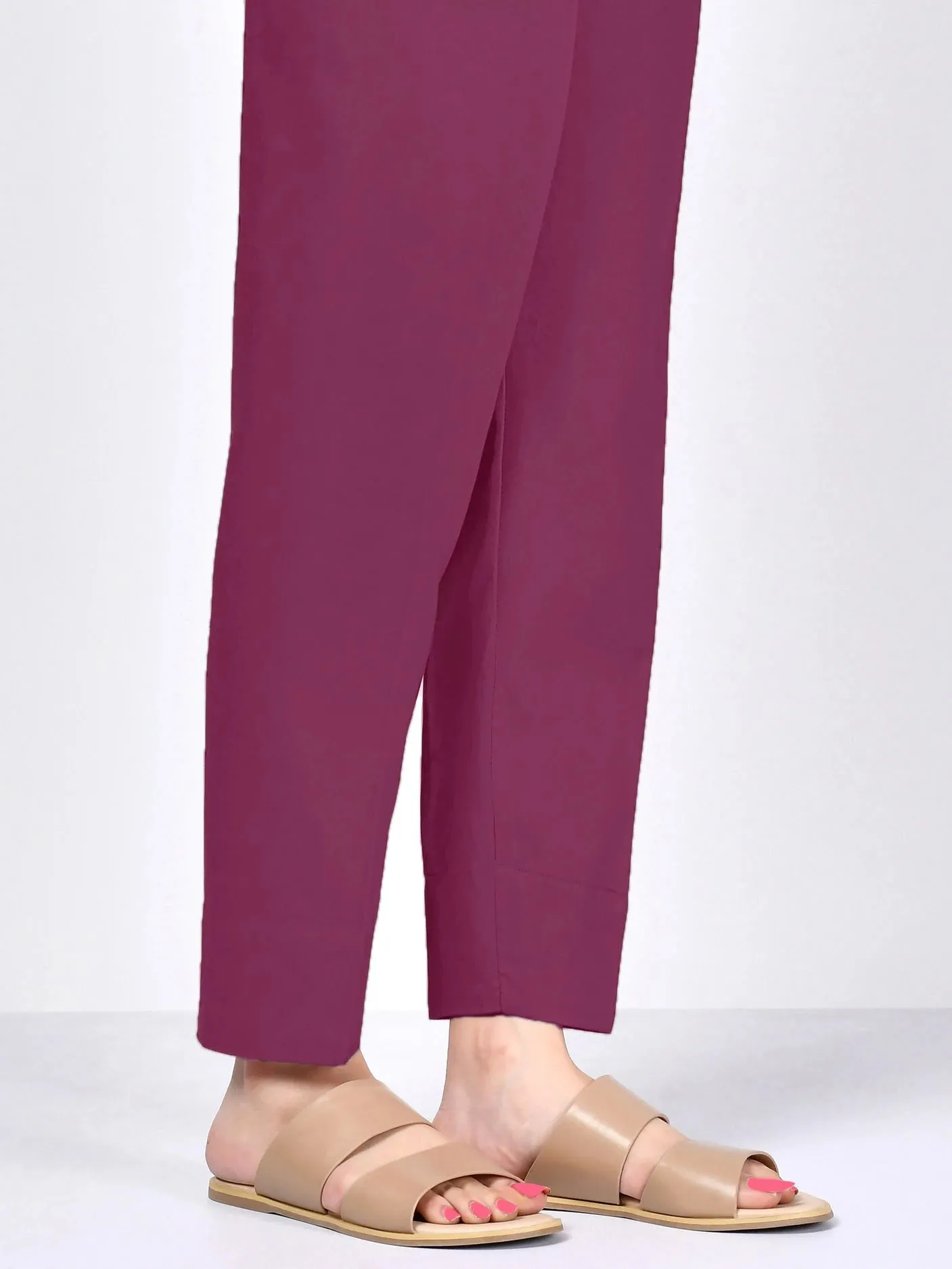 Limelight Magenta Cambric Trouser (P6025TR)