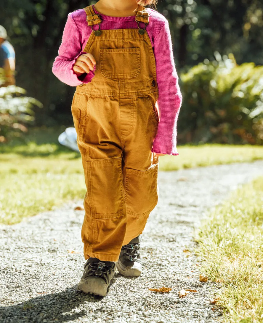 Optimized Title: Waterproof Little Kids Targhee Shoes in Coffee Bean and Bison Colors