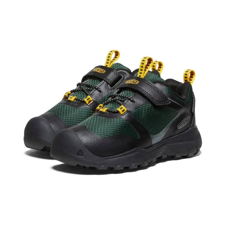 Little Kids' Wanduro Waterproof Shoe  |  Black/Greener Pastures