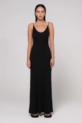 Louise Maxi Dress - Black