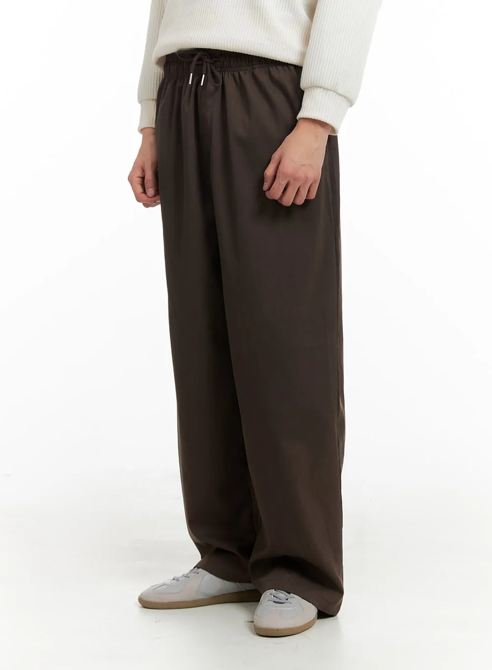 Men's Banded Wide Leg Trousers IA401