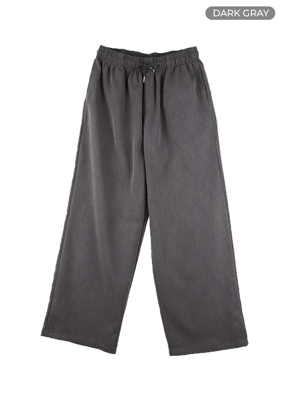 Men's Banded Wide Leg Trousers IA401