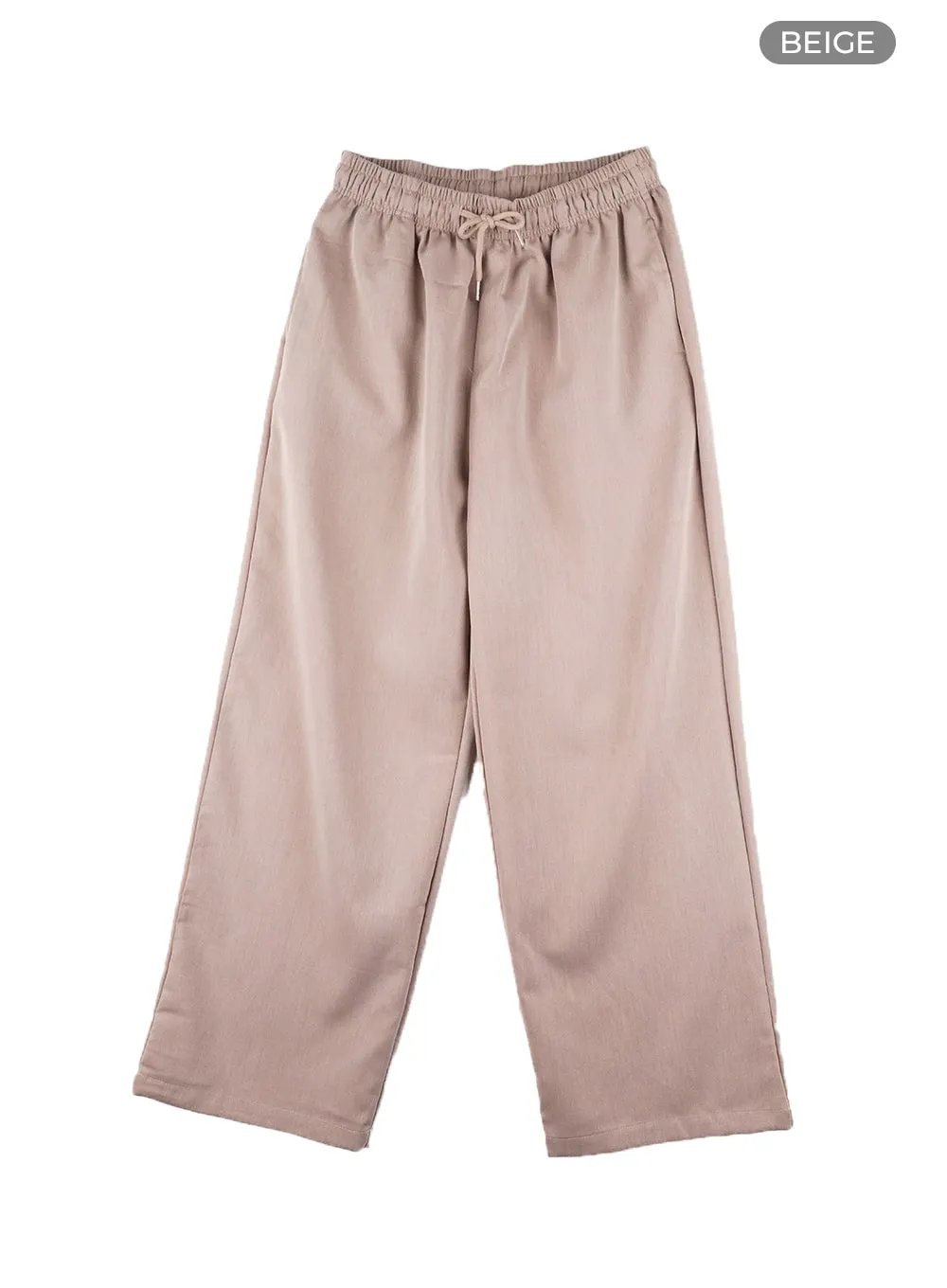 Men's Banded Wide Leg Trousers IA401