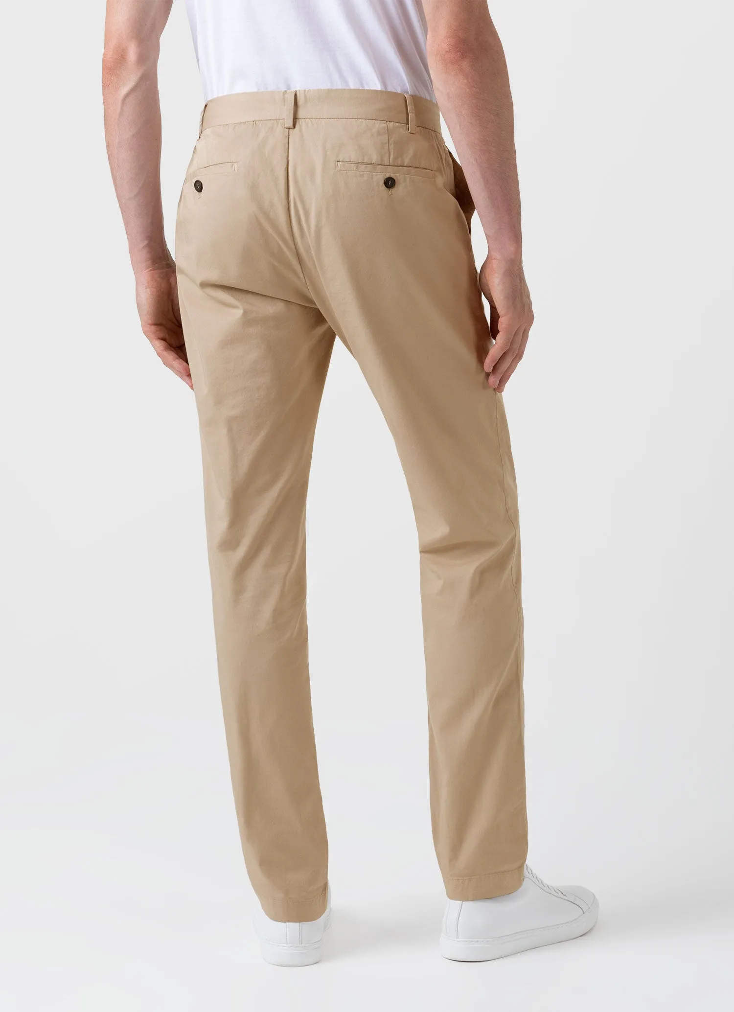 Men's Slim Fit Chino in Stone