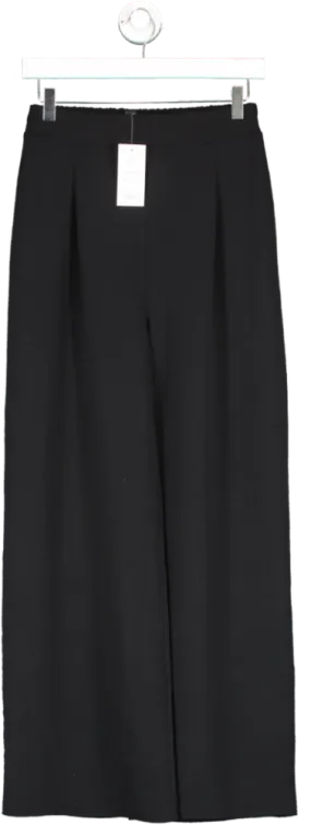 New Look Black Wide Leg Trousers UK 8