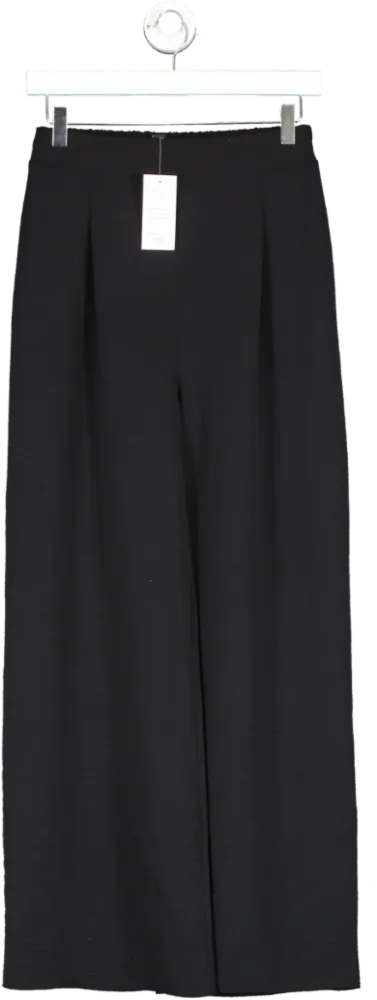 New Look Black Wide Leg Trousers UK 8