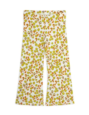 NEW Mini Rodini | Flowers aop flared trousers