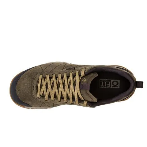 Oboz Bozeman Low Leather Lace Up Trail Shoe (Men) - Canteen