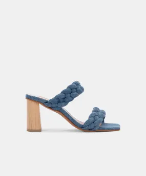 PAILY HEELS DK BLUE DENIM - re:vita