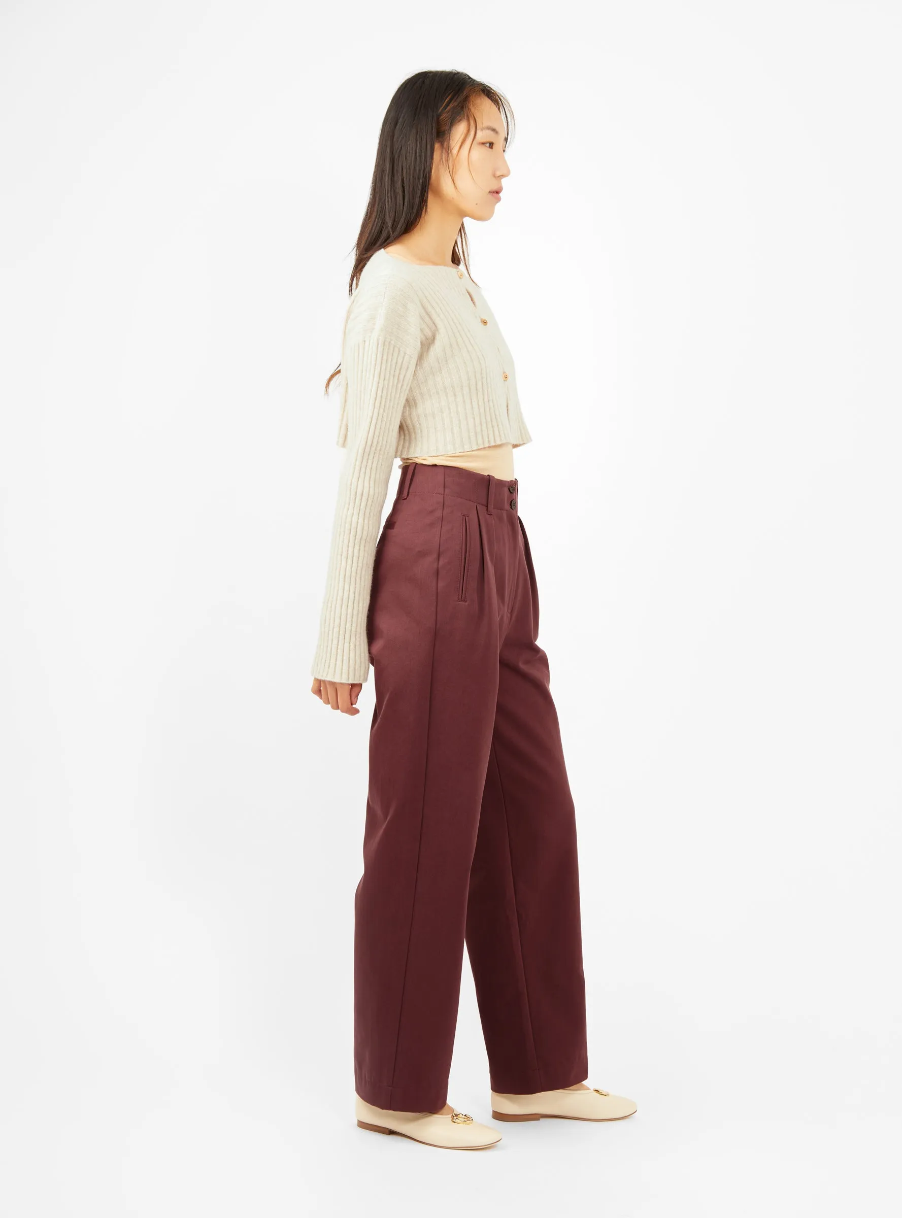 Painter Trousers Burgundy