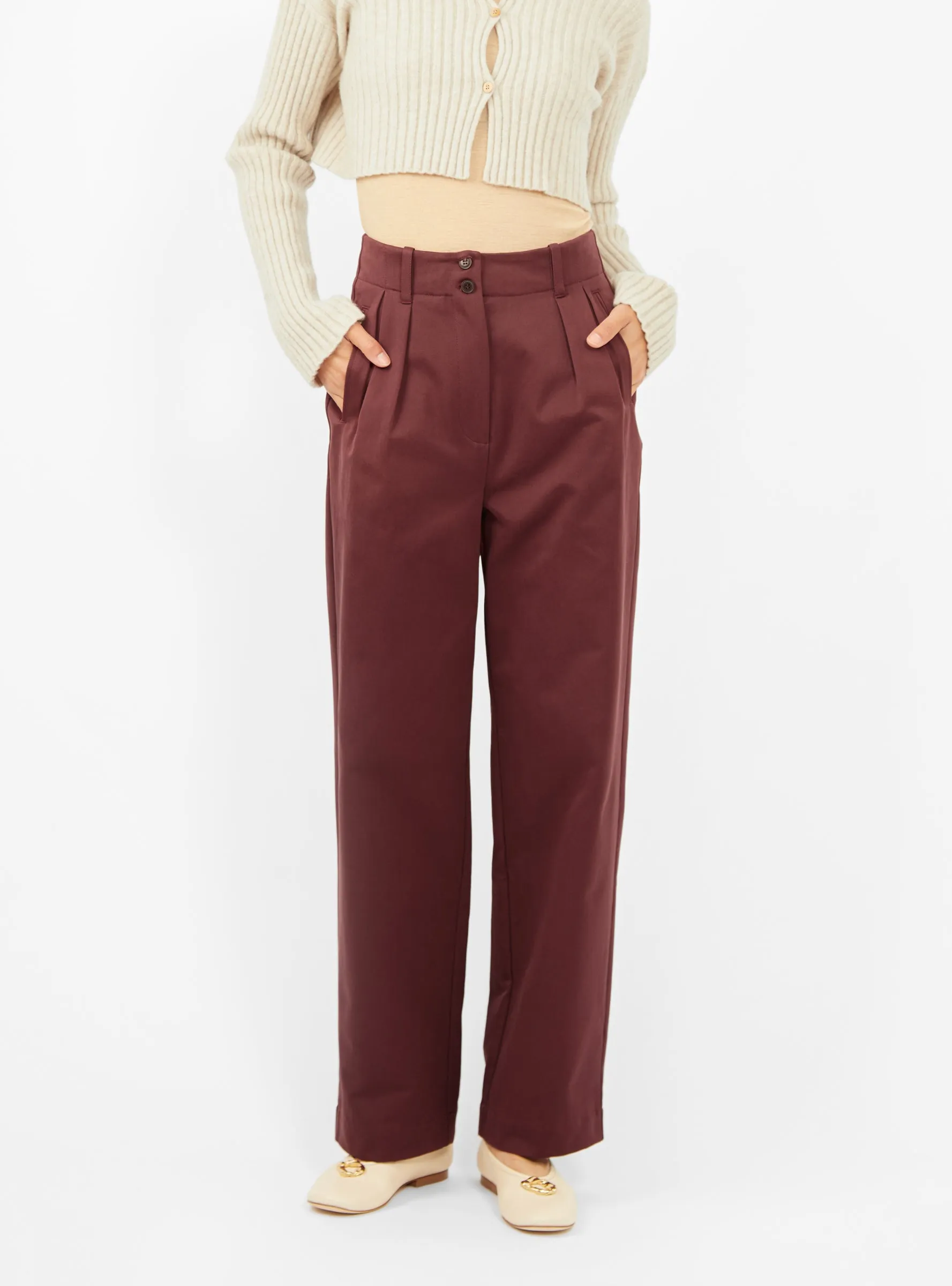 Painter Trousers Burgundy